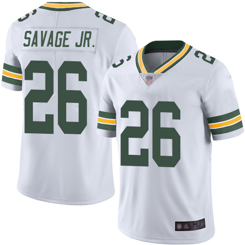 Men Green Bay Packers 26 Darnell Savage Jr White Limited Vapor Untouchable NFL jersey